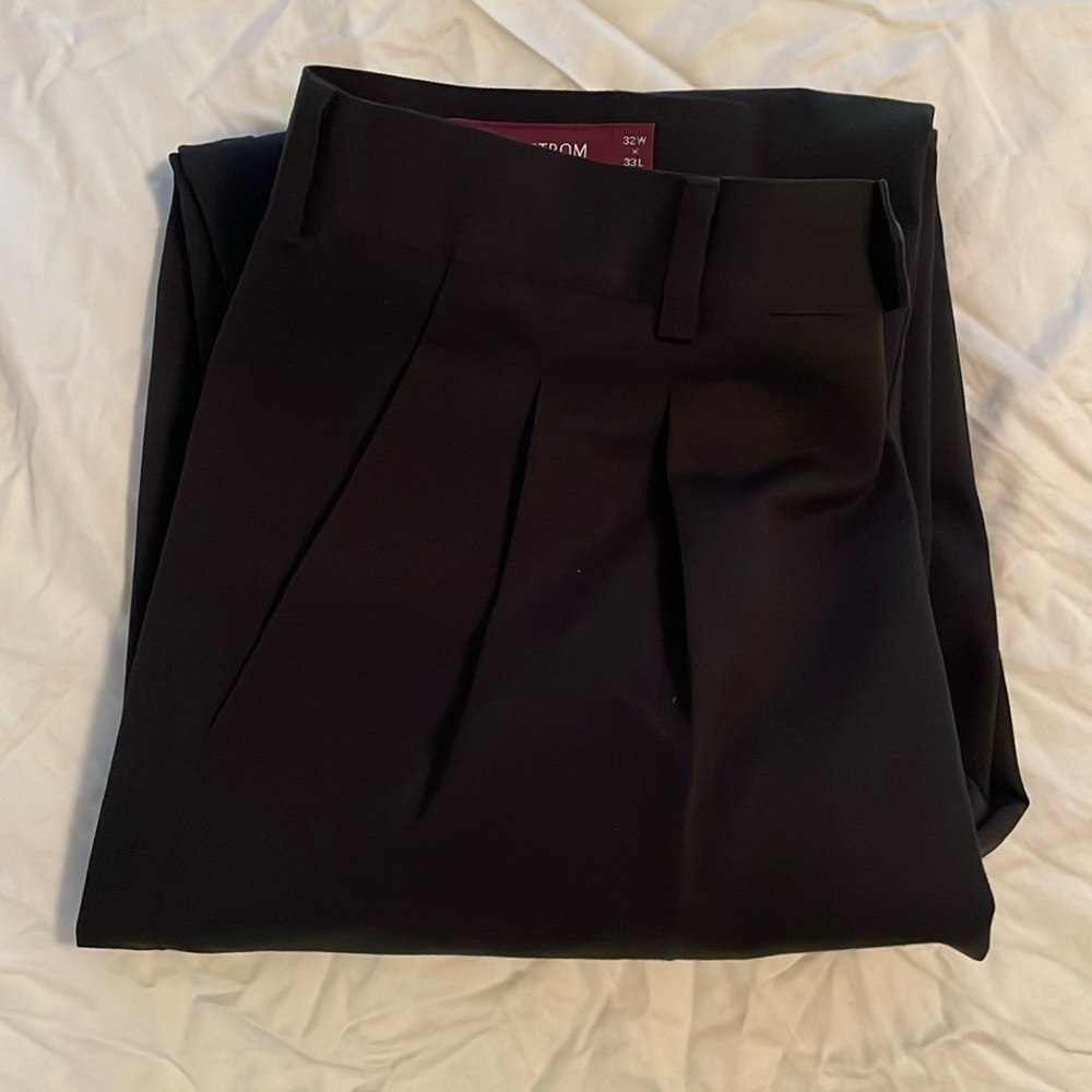 Nordstrom brand black dress pants 32Wx33L